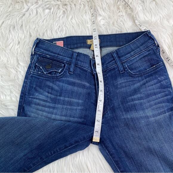 True Religion Women's Becca Midrise Bootcut Blue Size 26 Distressed - Picture 14 of 14